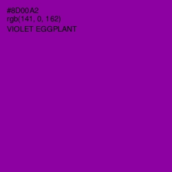 #8D00A2 - Violet Eggplant Color Image